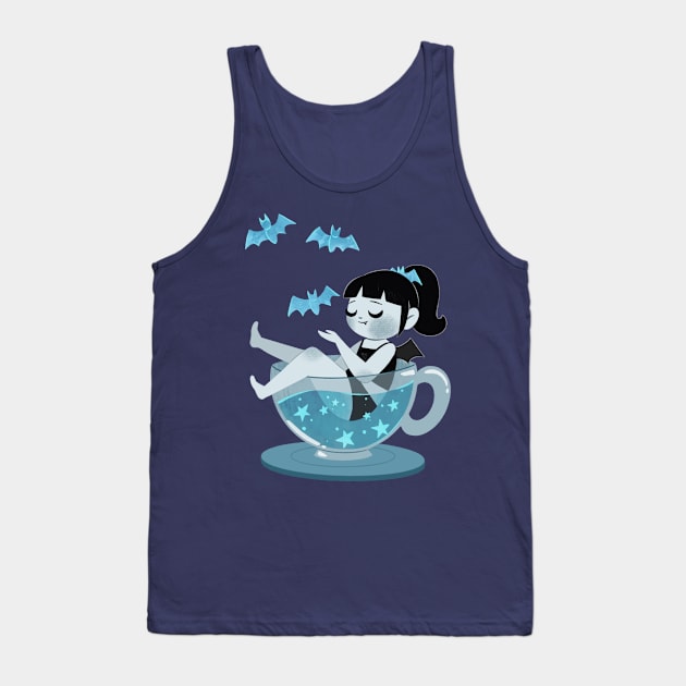 Vampire Tea Tank Top by Lobomaravilha